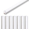 Picture of Barrina LED T5 Integrated Single Fixture, 4FT, 2200lm, 6500K (Super Bright White), 20W, Utility Shop Light, Ceiling and Under Cabinet Light, ETL Listed, Corded Electric with ON/Off Switch, 8 Pack