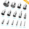 Picture of 15 Pcs Diamond Drill Bits for Ceramic, Diamond Hole Saw Drill Bit Set Kit, Premium Glass Drill Bit for Bottles,Pots, Marble, Granite Stone, Tile Cutting 0.23 Inch - 2 Inch（6mm - 50mm） YLYL