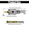 Picture of SALI 1" (26mm) TCT Hole Saw Kit Tungsten Carbide Tipped Hole Saw Drill Bit with Titanium-Plated Pilot Drill bit for Metal, Stainless Steel, Iron, Wood, Plastic