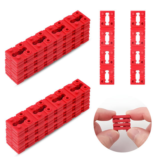 Picture of Outlet Spacers for Electrical Box, RonJea 48 PCS Switch and Receptacle Spacers for Loose Outlet Plug Fix, Electrical Extender Outlet Shims Light Switch Spacer