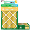 Picture of Filterbuy 20x30x1 Air Filter MERV 11 Allergen Defense (4-Pack), Pleated HVAC AC Furnace Air Filters Replacement (Actual Size: 19.63 x 29.63 x 0.75 Inches)