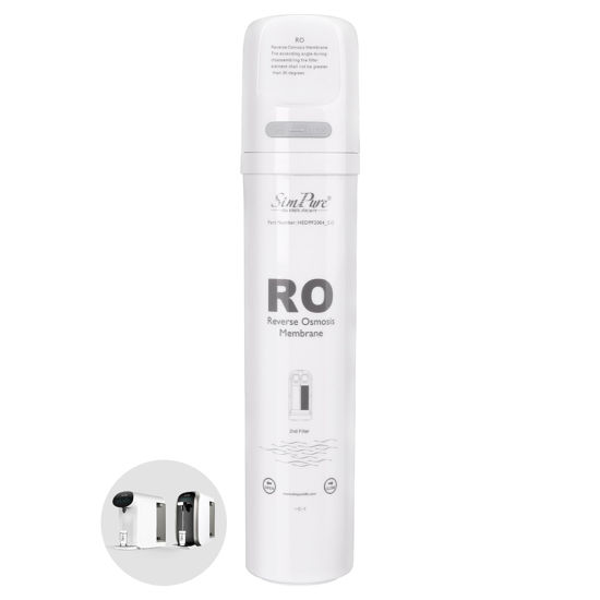 Picture of SimPure Y7/Y7P Series RO Filter Replacement Cartridge for Y7, Y7P-W, Y7P-BW, 6 Months Replacement Cartridge, 100 GPD, Model Number: SimPure ROULP-2012-100-Y7