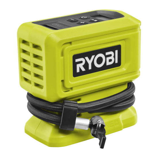 Picture of Ryobi - 18 V ONE+ 11 bar cordless compressor - tire and balloon inflation - Comes with 3 tips (without battery) - RPI18