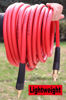 Picture of YOTOO Hybrid Air Hose 3/8-Inch by 50-Feet 300 PSI Heavy Duty, Lightweight, Kink Resistant, All-Weather Flexibility with 1/4-Inch Brass Male Fittings, Bend Restrictors, Red