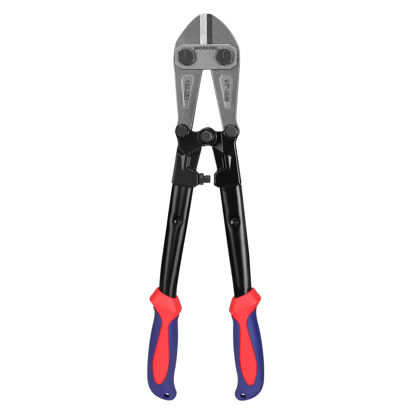 Picture of WORKPRO W017004A Bolt Cutter, Bi-Material Handle with Soft Rubber Grip, 14", Red&Blue