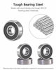 Picture of SHKI 20 Pcs 608 2RS Ball Bearings - Bearing Steel and Double Rubber Sealed Miniature Deep Groove Ball Bearings (8mm x 22mm x 7mm) (608 2RS)