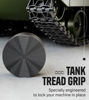 Picture of Anti Vibration Pads for Washing Machine - 4 Pads with Tank Tread Grip + Level - Washer Dryer Pedestals Fits All Machines - Noise Dampening, Protects Laundry Room Floor - Washing Machine Support