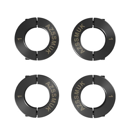 Picture of AZSSMUK 1" Bore Double Split Shaft Collar Black Oxide Set Screw Style (4 PCS)
