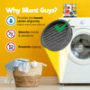 Picture of Silent Guys Anti Vibration Pads for Washing Machine - 4 Washing Machine Anti Vibration Pads Washer Anti Vibration Pads Rubber Vibration Pad Washing Machine Pads for Anti Vibration Mat Isolation Pads