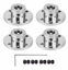 Picture of 4Pcs 8mm Flange Coupling Connector, Rigid Guide Model Coupler Accessory, Shaft Axis Fittings for DIY RC Model Motors