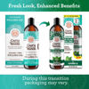 Picture of GuruNanda Whitening Pulling Oil with Coconut Oil & Peppermint Essential Oil for Natural Teeth Whitening, Fresh Breath, Alcohol Free Mouthwash (8 FlOz)