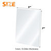 Picture of Egofine Plexiglass Sheets Acrylic Sheets 12 Pack of 5x7’’ 0.04 Thick Clear Plastic Cast Transparent Plexi Glass for Crafting Projects, Replacement Picture Frame Glass, DIY Display, Easy to Cut