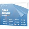 Picture of CALPALMY (2 Pack) 1/8" Thick Clear Acrylic Sheets - 24" x 36" Pre-Cut Plexiglass Sheets for Craft Projects, Signs, Display Cases, Sneeze Guard and More - Cut with Engraver, Power Saw or Hand Tools
