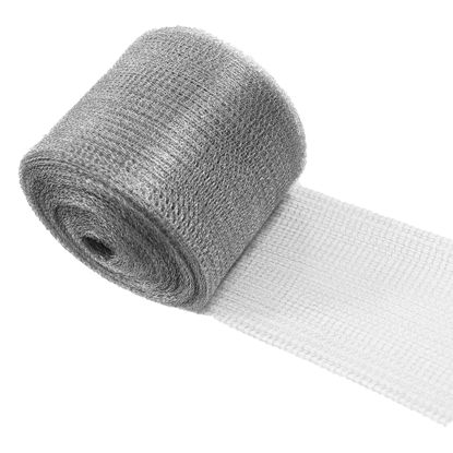 Picture of AWIORETON Wire Mesh for Mice Control 5 in X 36Ft,Hole Fill Fabric, Weep Holes Covers, Upgraded Stainless Steel Wire Mesh Roll, Flexible Stretchy Mesh Fabric for Garden House and DIY, Rodent Barrier