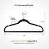 Picture of Utopia Home Velvet Hangers 50 Pack - Non-Slip Clothes Hangers - Black Hangers - Suit Hangers with 360 Degree Rotatable Hook - Heavy Duty Coat Hangers - Pants Hangers