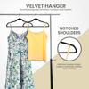Picture of Utopia Home Velvet Hangers 50 Pack - Non-Slip Clothes Hangers - Black Hangers - Suit Hangers with 360 Degree Rotatable Hook - Heavy Duty Coat Hangers - Pants Hangers