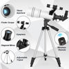 Picture of ToyerBee Telescope for Adults & Kids, 70mm Aperture Astronomical Refractor Telescopes for Astronomy Beginners (15X-150X), 300mm Portable Telescope with an Phone Adapter & A Wireless Remote
