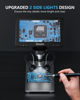 Picture of 7'' Digital Microscope 1200X,Dcorn 12MP 1080P Photo/Video Microscope for Adults Soldering Coins,Metal Stand,Wired Remote,10 LED Fill Lights,PC View,Windows/Mac Compatible