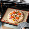 Picture of 26x16 Inch Extra Thick Silicone Baking Mat with Measurements, Non-slip and Reusable - For Cookies, Bread, Pastry