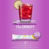 Picture of GoPong Tampon Flasks 12 Pack (18 oz Total) - Hidden Alcohol Travel Flasks for Women - Secret Liquor Containers for Nightclubs, Festivals, Cruises, and Sports Events - Includes Funnel & Spout
