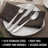 Picture of HIWARE 48-Piece Silverware Set with Steak Knives for 8, 18/8 Stainless Steel Flatware Cutlery Set For Home Kitchen Restaurant Hotel, Kitchen Utensils Set, Mirror Polished, Dishwasher Safe