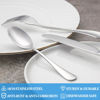 Picture of Dinner Spoon Set,16 Pcs 7.3" Tablespoons,Premium Food Grade 18/10 Stainless Steel Spoons,Durable Metal Spoons,Tablespoon,Silverware Spoons Only,Mirror Finish & Dishwasher Safe,Use for Home,Restaurant