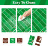 Picture of Football Party Decorations,2 Pack Football Tablecloth Disposable Plastic Tablecloth 54" x 108",Football Birthday Party Decor,Football Table Cloth for Rectangle Tables,Football Party Supplies for Home
