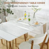 Picture of LovePads 1.5mm Thick 36 x 60 Inch Clear Table Cover Protector, Clear Table Protector for Dining Room Table, Plastic Table Cover, Clear Plastic Tablecloth Protector, Dining Table Protectors Pads
