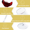 Picture of Long Stem Wine Glasses Set of 8, 12oz Clear Red/White for Party, Wedding and Home