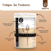 Picture of Sourdough Starter Kit with 34 oz Glass Jar - Extra Thermometer Strips and Breathable Covers Included in Sourdough Starter Jar Glass Kit - A Perfect Sourdough Bread Starter Kit for Beginners to Expert