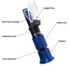 Picture of Aichose 0-80% Brix Meter Refractometer for Measuring Sugar Content in Fruit, Honey, Maple Syrup and Other Sugary Drink, with Automatic Temperature Compensation Function