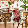 Picture of Artoid Mode Eucalyptus Hearts Valentine's Day Table Runner, Holiday Kitchen Dining Table Decoration for Home Party Indoor 13x72 Inch