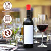 Picture of Vodolo Silicone Wine Stopper,4pcs Reusable and Unbreakable Glass Bottle Sealer Covers Wine Stoppers, Wine Plug,Wine Cork Stopper for Keeping Wine Champagne Fresh Home Use