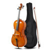 Picture of Ktaxon Full-Size Cello, Beginner Cello 4/4, Acoustic Cello Kit with Portable Bag, Bow, Bridge, Rosin, Adults & Kids String Musical Instruments(Nature)