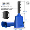 Picture of 8’’ Steel Cow Bell, LEKATO Noise Makers Cowbell with Handle for Sport Events Cheering Hand Bell for Football Games,Party, Concert, Graduations, School, Farm Ranch (Blue)