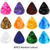 Picture of Augshy 120 Pcs Guitar Picks variety Pack 3 Thickness of Thin, Medium and Thick Color Celluloid for Acoustic Guitar, Bass Guitar, Eelectric Guitar (Random Color)