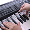 Picture of Removable Piano Key Stickers Note Labels for 88 Key Full Size Silicone Reusable Piano Keyboard Stickers for Beginners Comes with Box(Color)