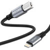 Picture of AGVEE 5ft Lightning OTG MIDI Cable USB Type-B Cord Compatible with iPhone iPad iOS for Electronic Music Instrument, Piano, Midi Controller, Midi Keyboard, Audio Interface Recording, Dark Gray