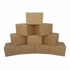 Picture of Amazon Basics Cardboard Shipping and Packing Moving Boxes, 10 Pack, Medium, Brown, 18" x 14" x 12"