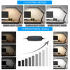 Picture of TROPICALTREE LED Desk Lamp, Swing Arm Desk Light with Clamp, 3 Lighting 10 Brightness Eye-Caring Modes, Reading Desk Lamps for Home Office 360°Spin with USB Adapter & Memory Function black-14W