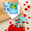 Picture of Hallmark Minecraft Valentines Day Cards and Stickers for Kids School (24 Classroom Valentines with Envelopes)
