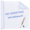 Picture of HAMIGAR Whiteboard Sticker for Wall 17.7" x 78.7" Whiteboard Wallpaper Peel and Stick, White Board Stick on Wall, Dry Erase Contact Paper Adhesive Poster Board Whiteboard with 1 Marker