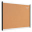 Picture of Amazon Basics Rectangular Cork Board with Aluminum/Plastic Frame and Mounting Tabs, 23" x 17", Brown