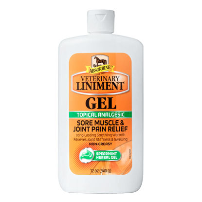 Picture of Absorbine Veterinary Liniment Topical Analgesic Sore Muscle and Arthritis Pain Relief Warming Liniment Rub, 12 Ounce Gel