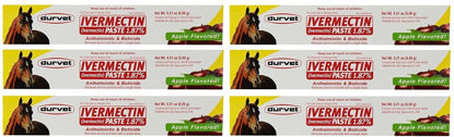 Picture of Durvet 6 Pack of Ivermectin Paste, 0.21 Ounces each, Apple Flavored Horse Wormer