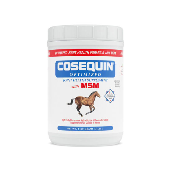 Picture of Nutramax Cosequin Optimized with MSM Joint Health Supplement for Horses - Powder with Glucosamine and Chondroitin, 1400 Grams