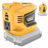 Picture of 200W Power Inverter for Dewalt 20V Battery, DC 20V to AC 110-120V Battery Inverter, Portable Power Station Generator, Charger Adapter Battery Powered Outlet with 2 USB Ports & 1 Type-C & 1 AC Outlet