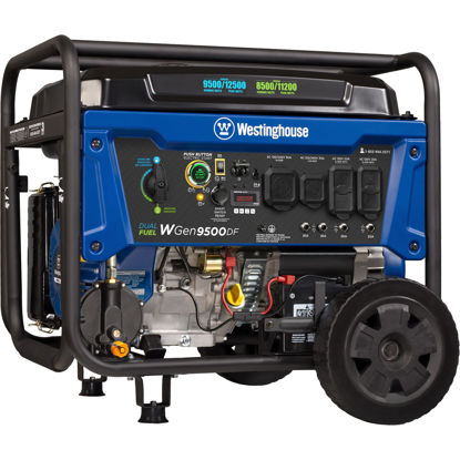 Picture of Westinghouse 12500 Watt Dual Fuel Home Backup Portable Generator, Remote Electric Start, Transfer Switch Ready, Gas and Propane Powered