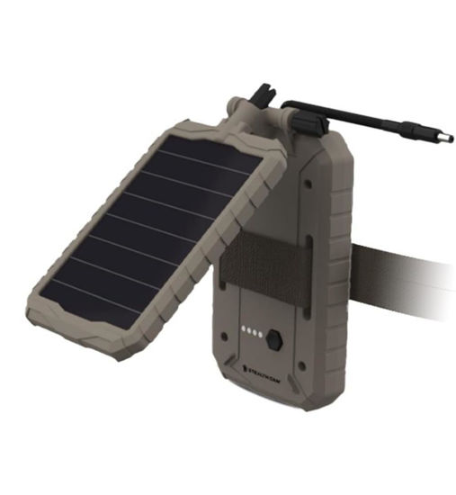 Picture of Stealth Cam Durable Sol-Pak Solar Battery Pack, 12V Solar Power Panel, Rechargeable Battery & 10ft Insulated Cable, Compatible with All Wireless/Cellular Trail Cameras - 5000 mAh