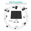 Picture of Solar Panel for Security Camera, 5W USB Solar Panel for Micro USB and USB-C Port Outdoor Rechargeable Battery Camera, Solar Panels with 9.8ft Cable, Adjustable Wall Mount, IP65 Waterproof, 2 Pack